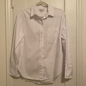 Madewell | Relaxed Button-Up Shirt - Eyelet White